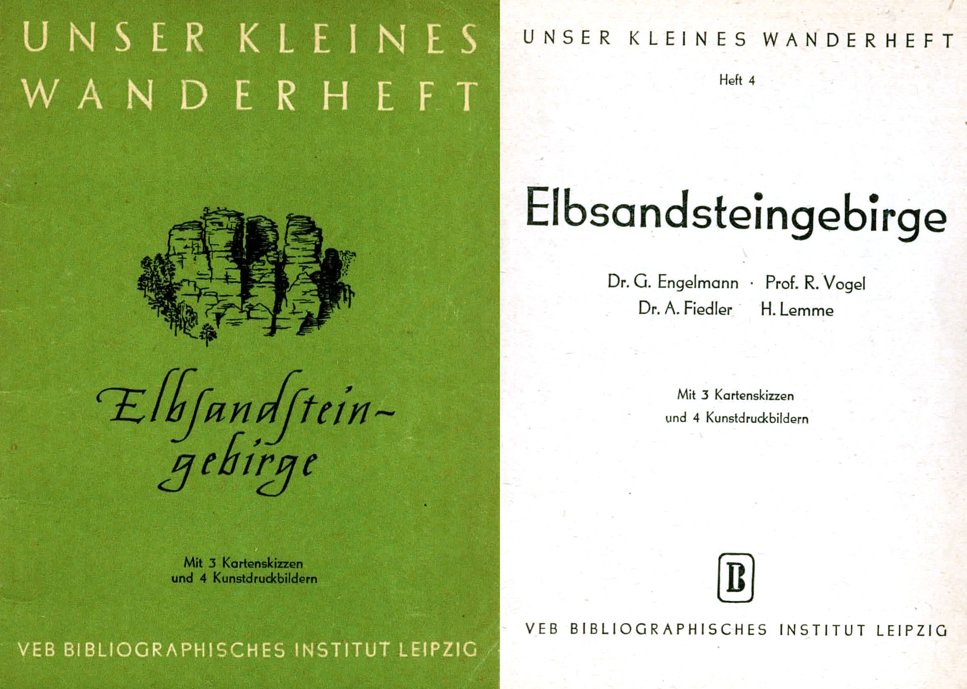 Elbsandsteingebirge - Engelmann, G. Dr. / Vogel, R. Prof. / Fiedler, A. Dr. / Lemme, H.